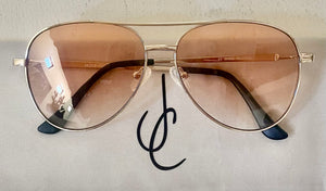 JC Reader Sunglasses - Rose Gold