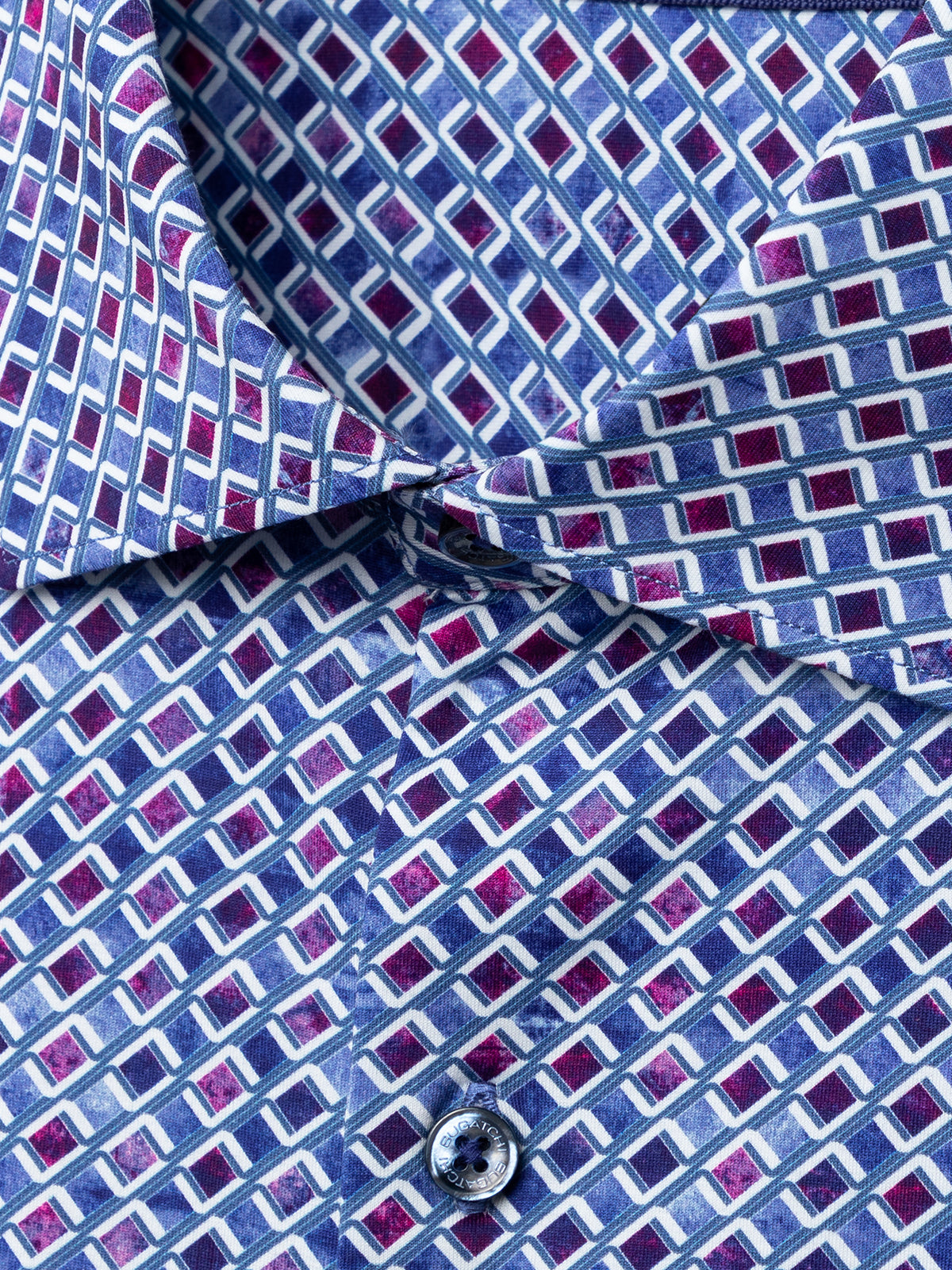 OoohCotton Tech Long Sleeve Shirt - Berry Print