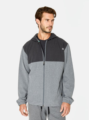 Oxygenate Two-Toned Quarter Zip Pullover