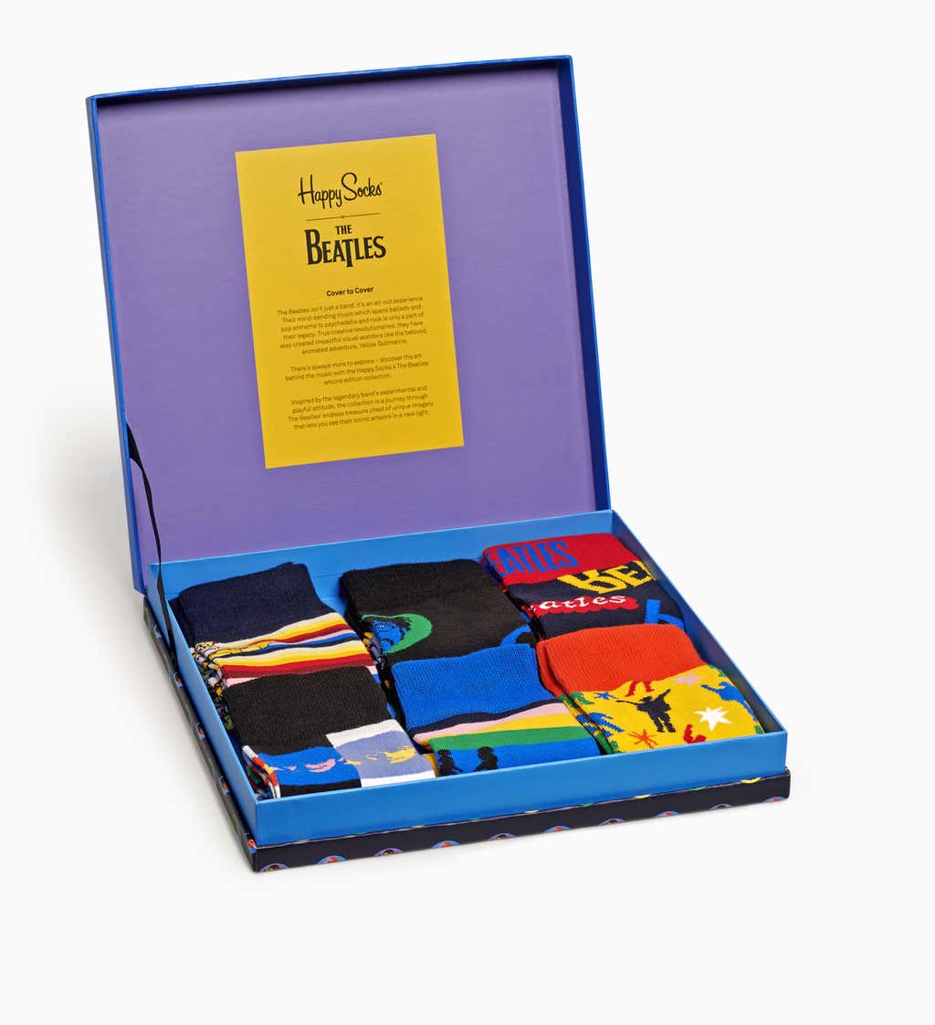 6-Pack Beatles Socks Gift Set