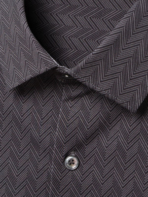 OoohCotton Tech Long Sleeve Shirt - Chevron Print