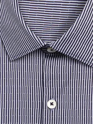 OoohCotton Tech Long Sleeve Shirt - Navy Tile