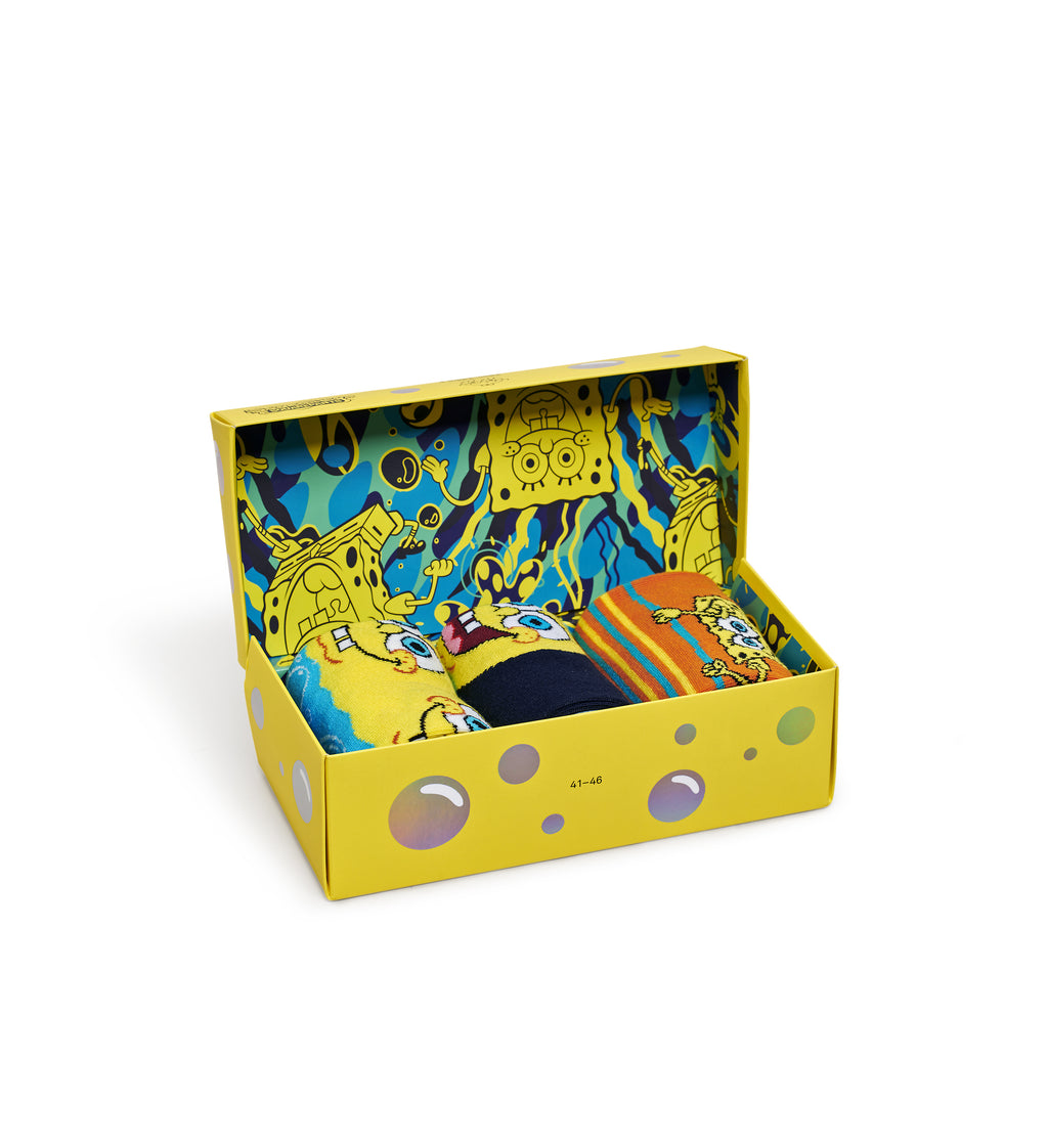 3-Pack Spongebob Socks Gift Set